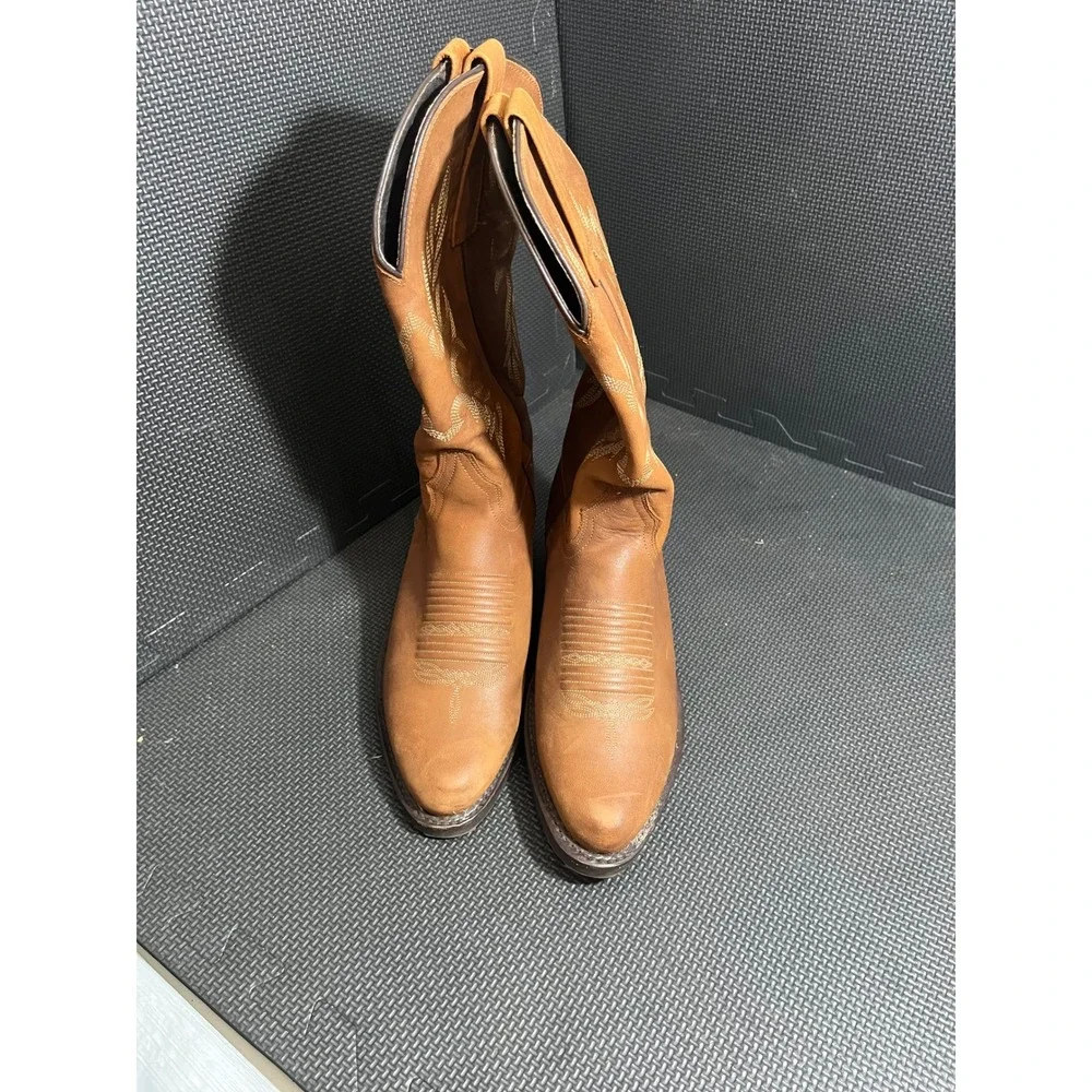 Masterson Boot Company Men's‎ Cowboy Leather Western Boots Rodeo Work Shoes Sz 9